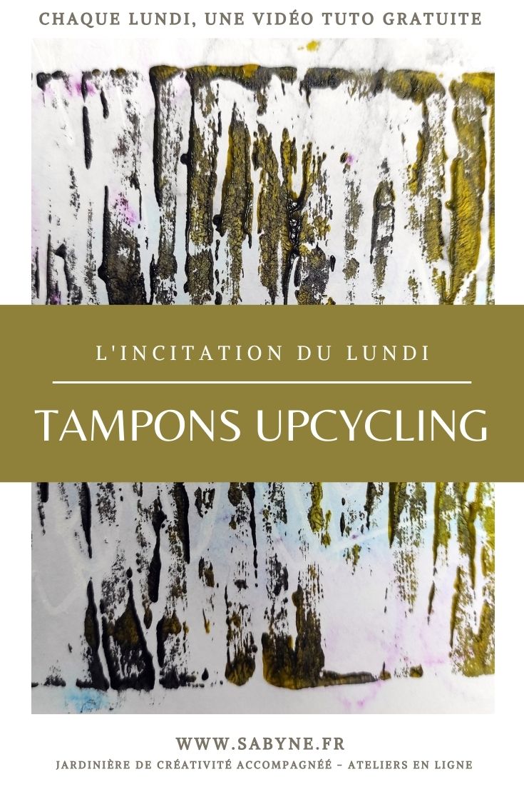 Tampon upcycling Ou comment utiliser un déchet pour créer tes tampons